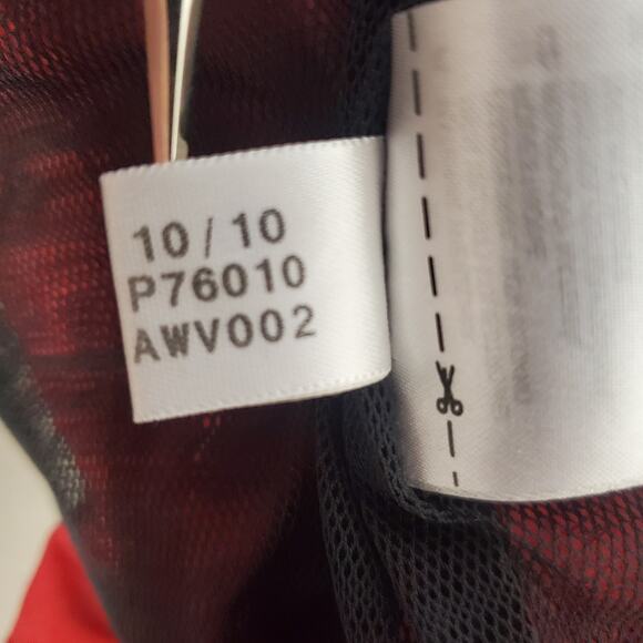 Adidas Climaproof Red 1/4 Windbreaker Jacket Men's Size Medium Athletic Pockets - Picture 5 of 7